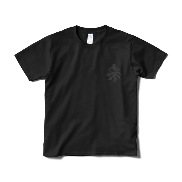 スタンダートTシャツ(文字色イエロー) - S - ブラック
