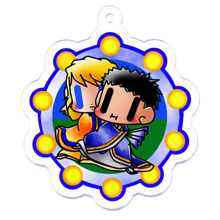 アクリルキーホルダー - 50 x 50 (mm)