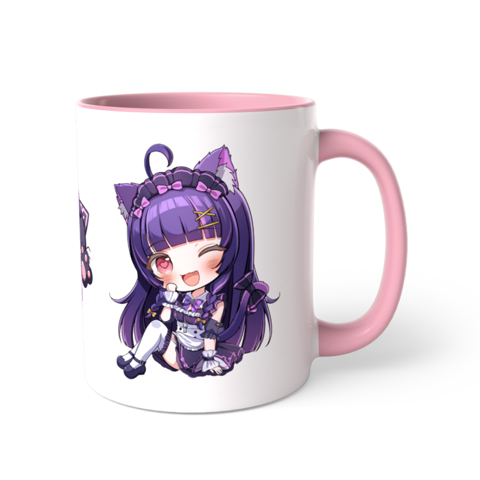 【ピンク】マグカップ - 直径 8.2cm / 高さ 9.5cm