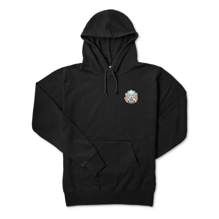 ワンポイントパーカー - M - ブラック