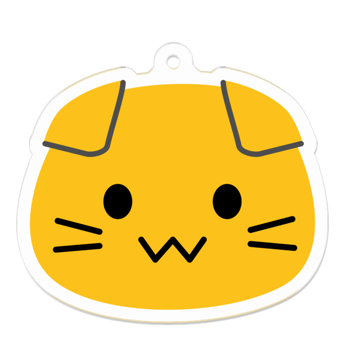 アクリルキーホルダー - 50 x 50 (mm)