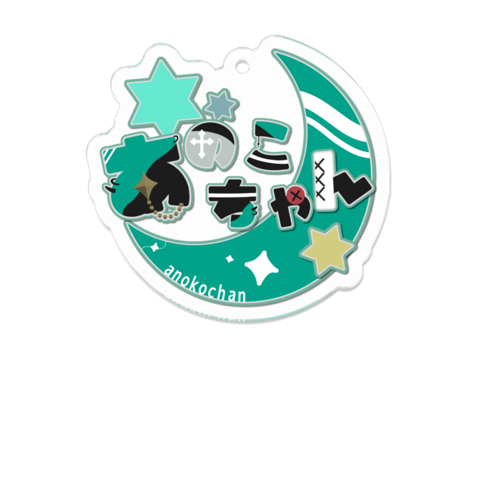 アクリルキーホルダー - 70 x 70 (mm)