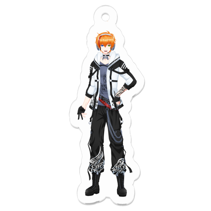 アクリルキーホルダー（コーティング） - 50 x 50 (mm)