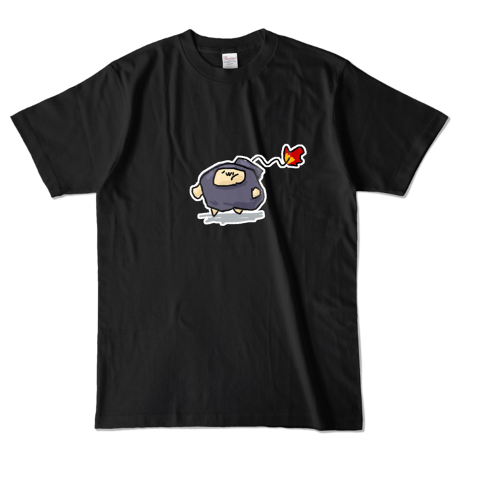 カラーTシャツ - L - ブラック (濃色)