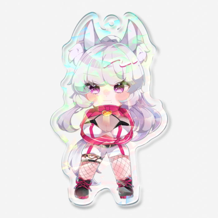 ホログラムアクリルキーホルダー - 70 × 70mm
