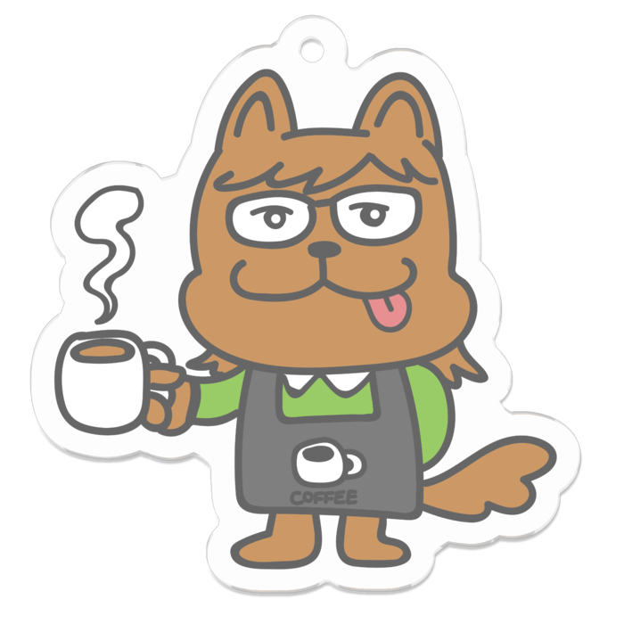 アクリルキーホルダー - 50 x 50 (mm)