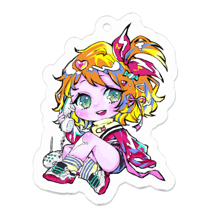 アクリルキーホルダー - 50 x 50 (mm)