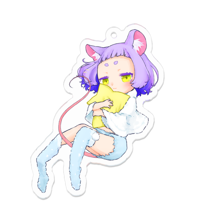 アクリルキーホルダー - 70 x 70 (mm)