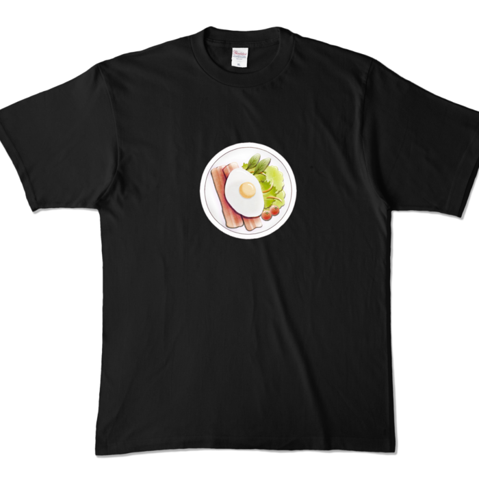 カラーTシャツ 黒色 XL