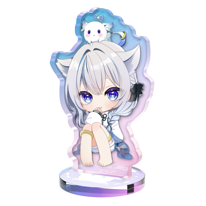 【部屋着＆おさげヘア】オーロラアクスタ - 50 × 50mm