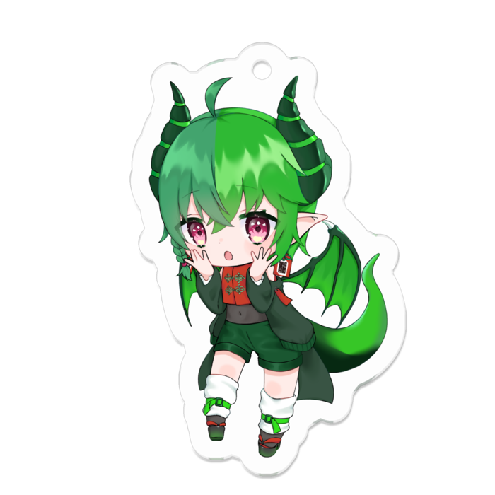 アクリルキーホルダー - 50 x 50 (mm)