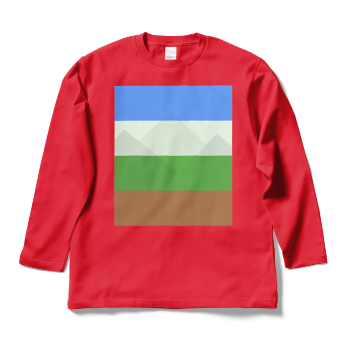 ロングスリーブTシャツ - L - レッド