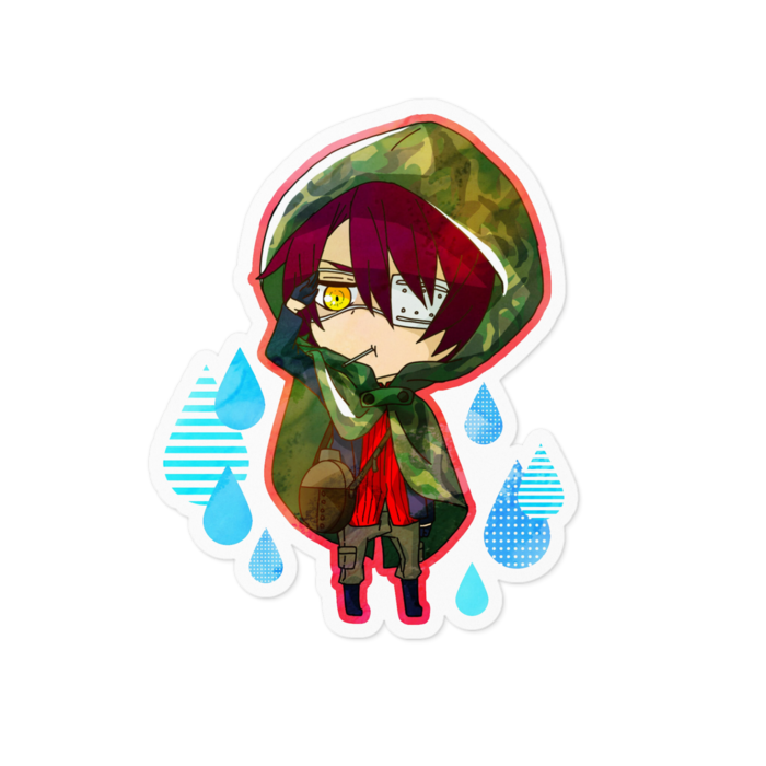 ステッカー - 100 x 100 (mm)