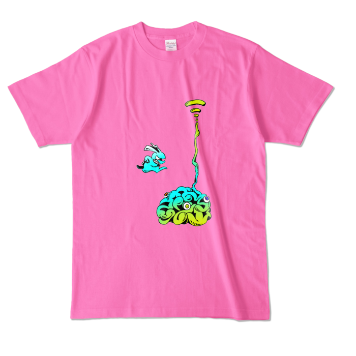 カラーTシャツ - L - ピンク (濃色)(2)