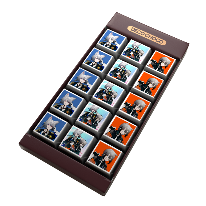 DECOチョコ - 列ごとにデザイン