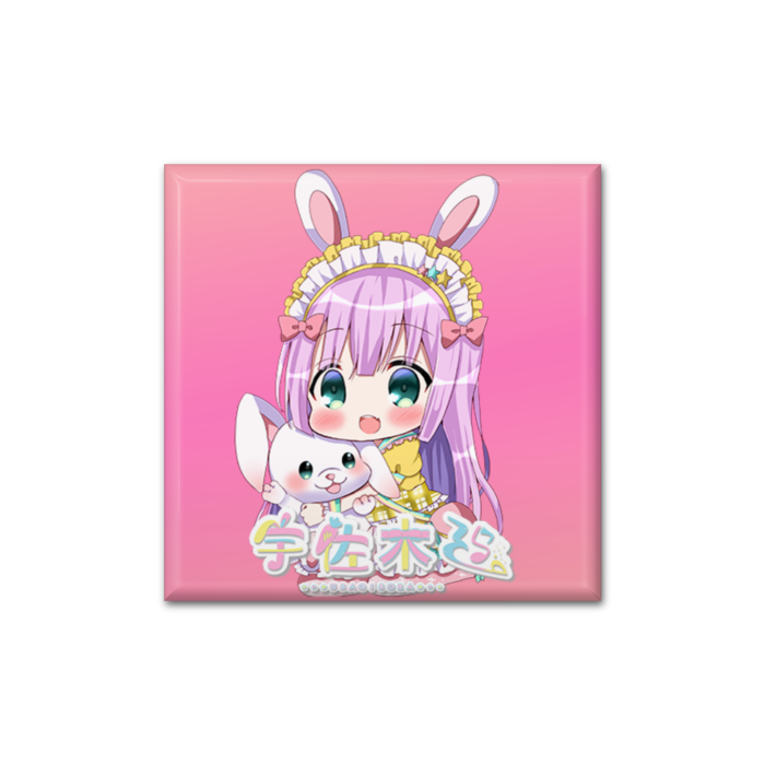 宇佐木そら（通常）缶バッジ - 四角形40mm