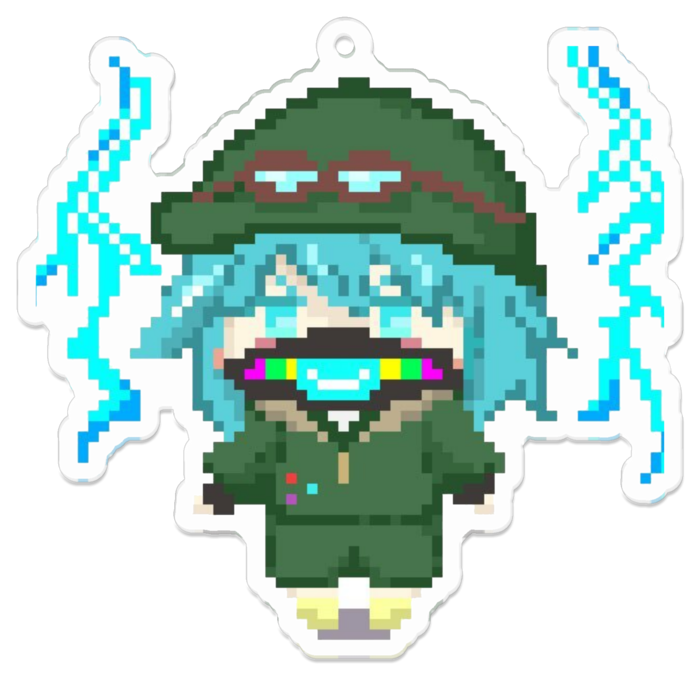 アクリルキーホルダー - 70 x 70 (mm)