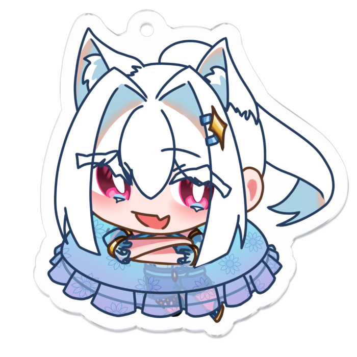 アクリルキーホルダー - 50 x 50 (mm)