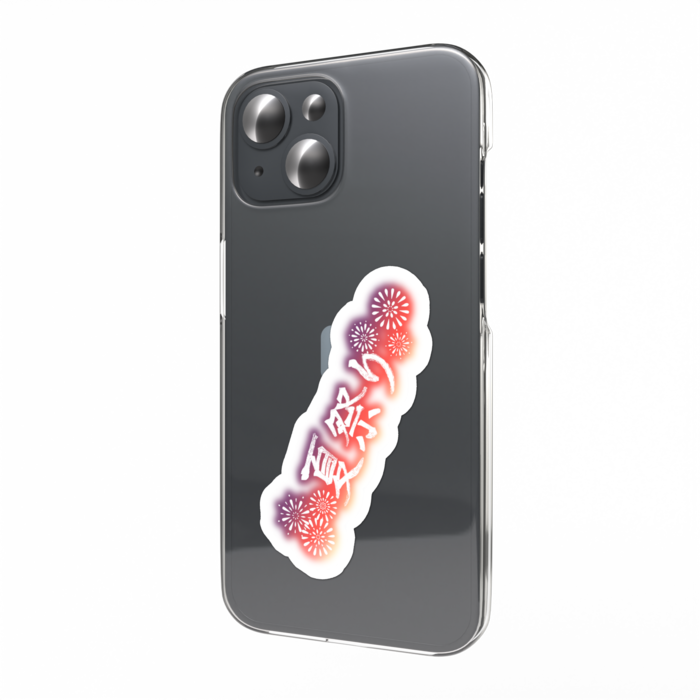 夏祭りスマホステッカー