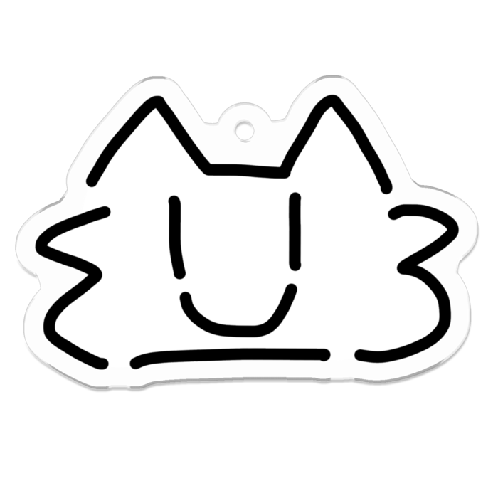 アクリルキーホルダー - 50 x 50 (mm)