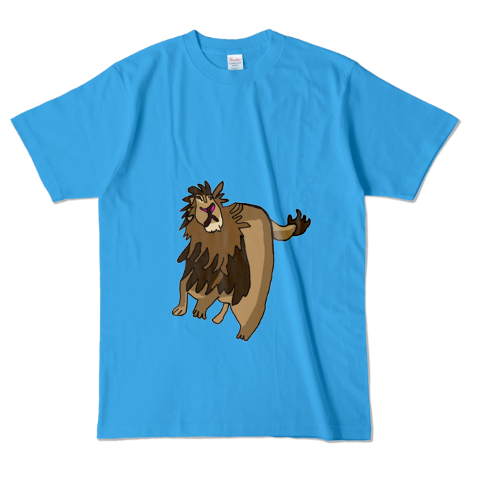 カラーTシャツ - L - ターコイズ (濃色)