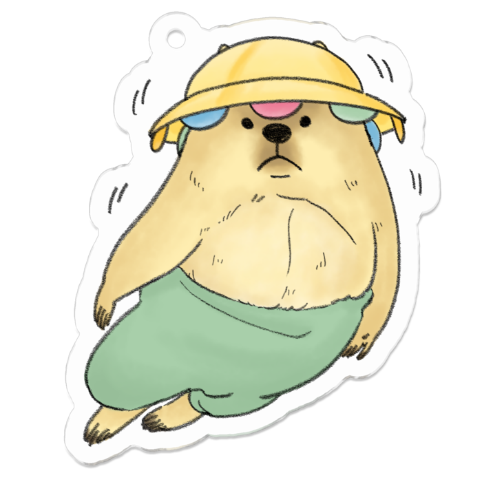 アクリルキーホルダー - 50 x 50 (mm)