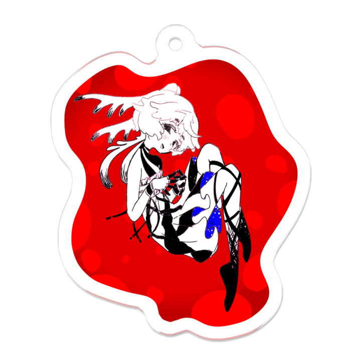 アクリルキーホルダー - 50 x 50 (mm)