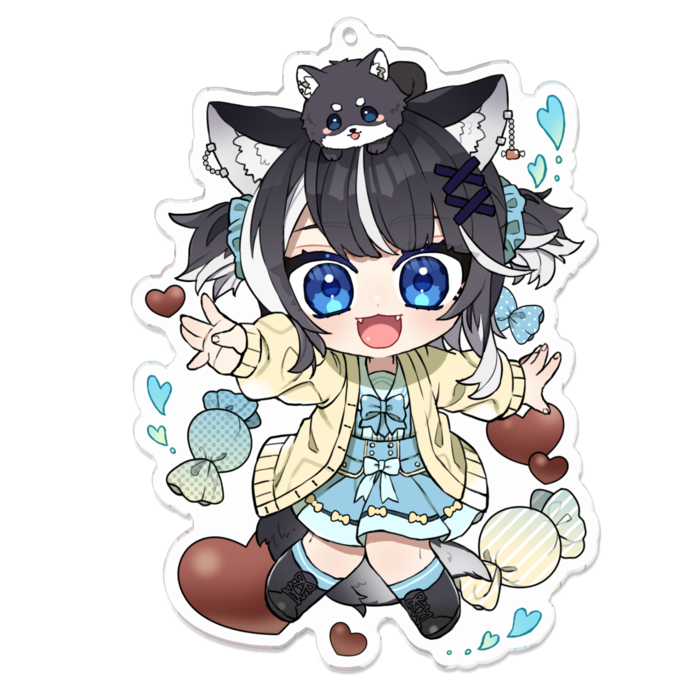 アクリルキーホルダー - 100 x 100 (mm)