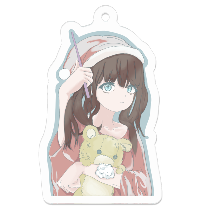 アクリルキーホルダー - 50 x 50 (mm)