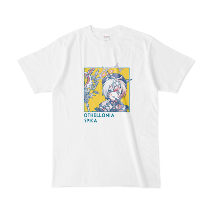 ちびキャラ「スピカ」 デザインTシャツ(L/ホワイト)