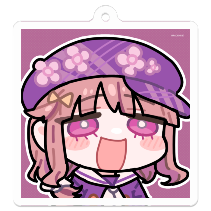 アクリルキーホルダー - 50 x 50 (mm)