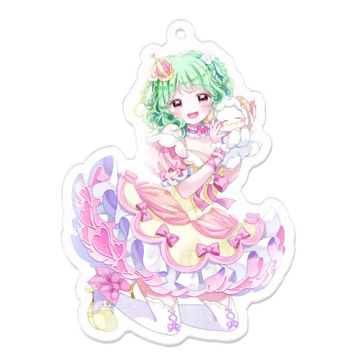 アクリルキーホルダー - 70 x 70 (mm)