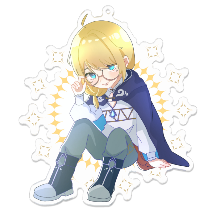 アクリルキーホルダー - 100 x 100 (mm)