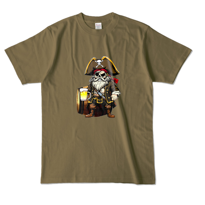 カラーTシャツ - L - オリーブ （濃色）
