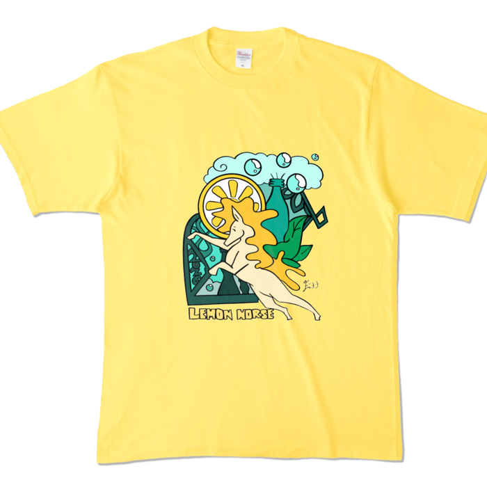カラーTシャツ - XL - イエロー (濃色)