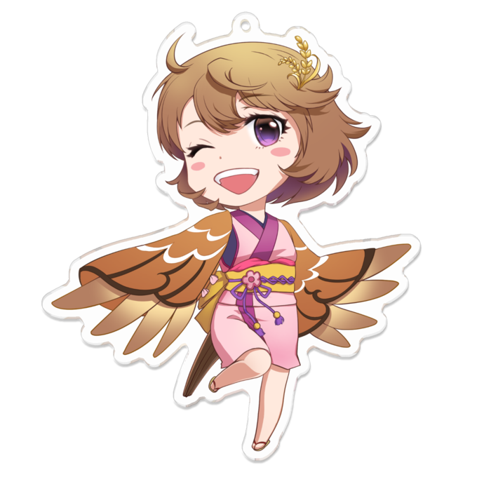 アクリルキーホルダー - 100 x 100 (mm)