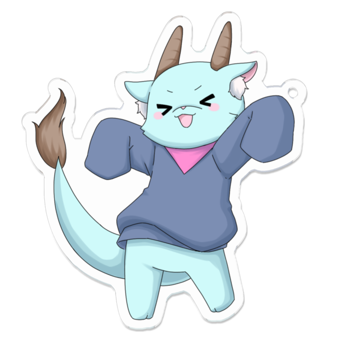 アクリルキーホルダー - 70 x 70 (mm)