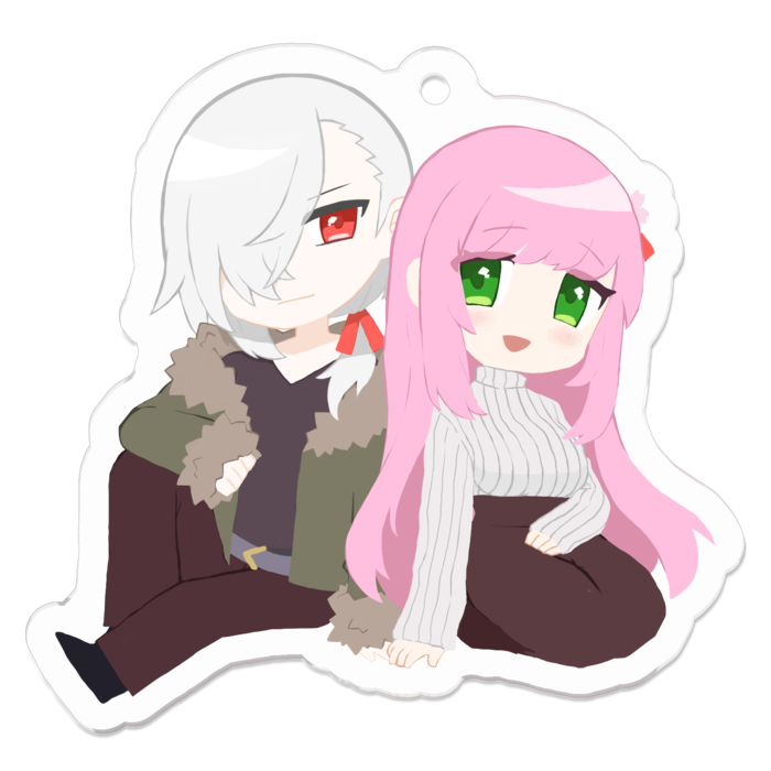 アクリルキーホルダー - 50 x 50 (mm)