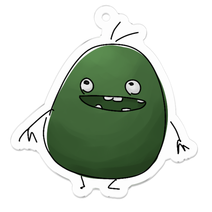 アクリルキーホルダー - 50 x 50 (mm)