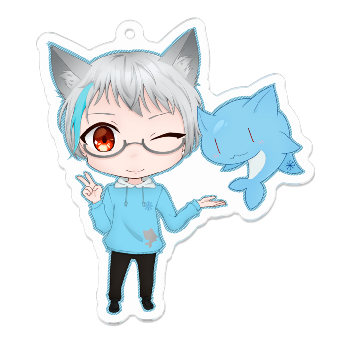 アクリルキーホルダー - 70 x 70 (mm)