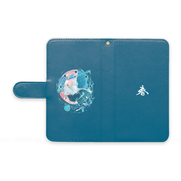 手帳型Androidケース - M - ストラップ穴 あり