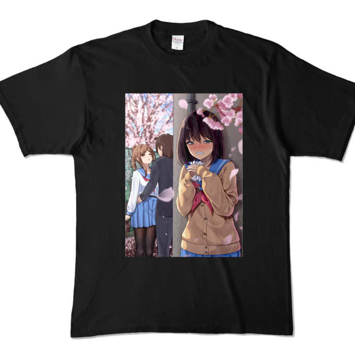 カラーTシャツ - XL - ブラック (濃色) / color T-shirt - XL - Black