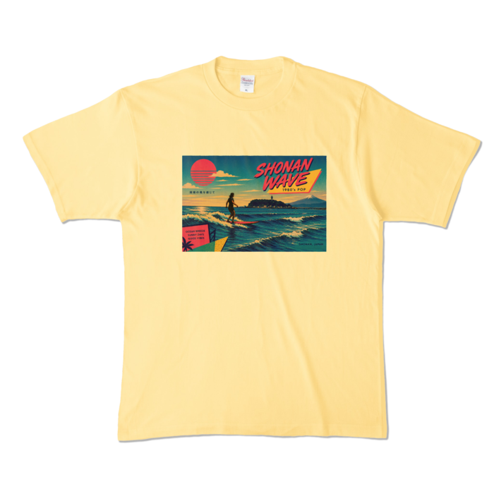 カラーTシャツ - XL - ライトイエロー (淡色)