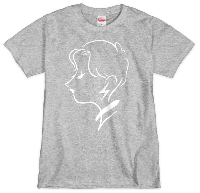 RAITA MAMA シルクスクリーンTシャツ - M - グレー