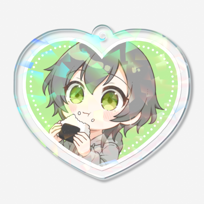 ホログラムアクリルキーホルダー - 50 × 50mm