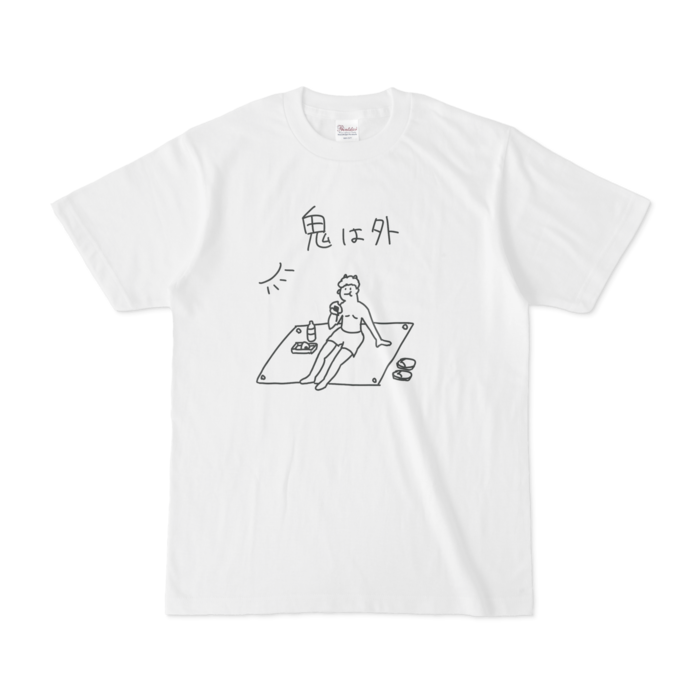 鬼は外tシャツ どんさんの絵 Booth