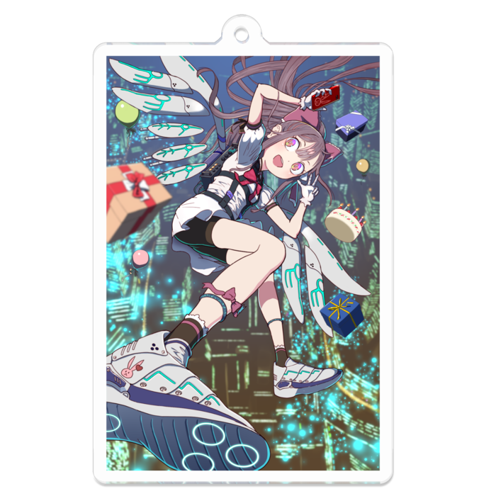アクリルキーホルダー - 70 x 70 (mm)