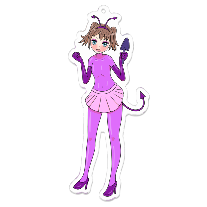 アクリルキーホルダー - 100 x 100 (mm)