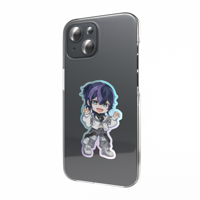 Aオーロラスマホステッカー - 縦