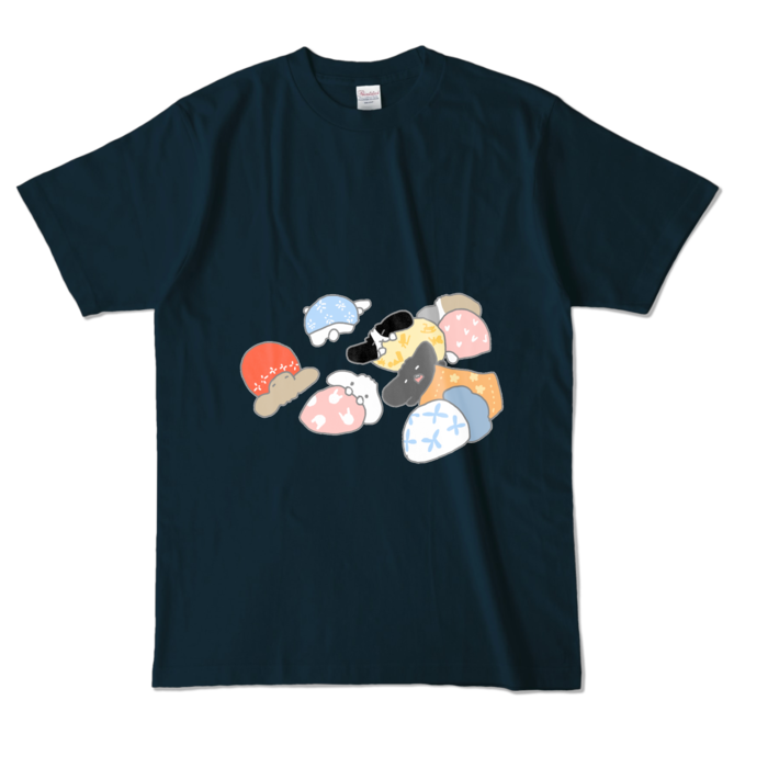 カラーTシャツ - L - ネイビー (濃色)